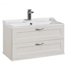 Тумба под раковину Акватон Леон 80 1A186301LBPS0 подвесная, дуб белый