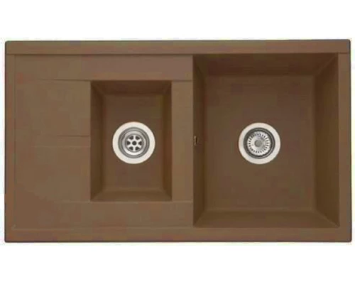 Мойка кухонная Акватон Делия 87, 1A716232DE270, 87 х 51 х 21.8 см, терракот