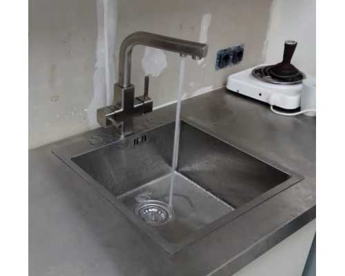 Мойка Zorg Inox R 4551, 45 х 51 см, брашированная матовая нержавеющая сталь