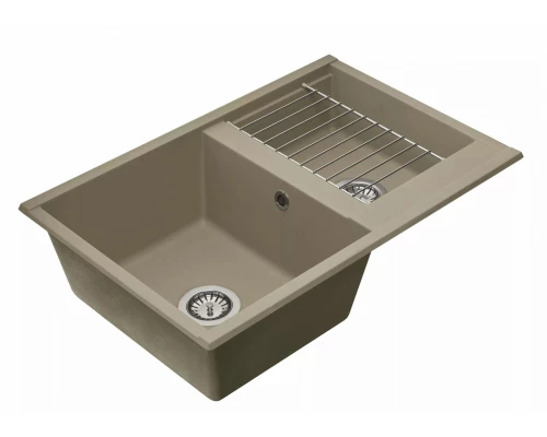 Кухонная мойка Акватон Делия 78 DBL 1A723132DE250 78 x 52 x 21.8 см, шелк