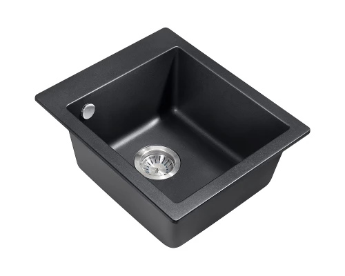 Кухонная мойка Milacio Murcia 42 Cuarzo, цвет черный матовый, MC.77041