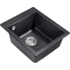 Кухонная мойка Milacio Murcia 42 Cuarzo, цвет черный матовый, MC.77041