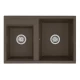 Кухонная мойка Акватон Делия 78 DBL 1A723132DE280 78 x 52 x 21.8 см, кофе