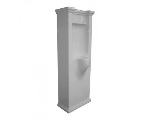 Писсуар напольный Kerasan Waldorf с сифоном и комплектом крепежей, цвет белый, 413101