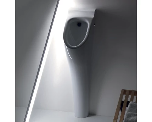 Писсуар напольный Kerasan Aquatech в комплекте с сифоном и креплением, цвет белый, 373001