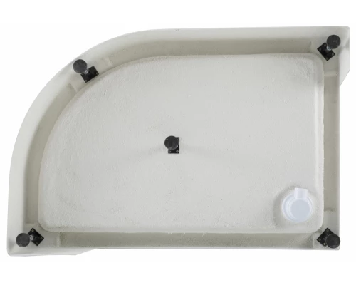 Душевой поддон Aquanet GL180, 120 х 80 см, асимметричный, акриловый, белый, L/R