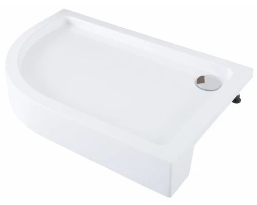 Душевой поддон Aquanet GL180, 120 х 80 см, асимметричный, акриловый, белый, L/R