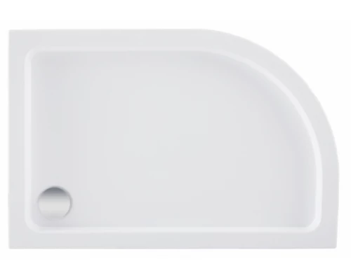 Душевой поддон Aquanet GL180, 120 х 80 см, асимметричный, акриловый, белый, L/R