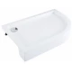 Душевой поддон Aquanet GL180, 120 х 80 см, асимметричный, акриловый, белый, L/R