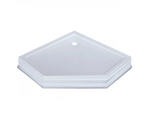 Поддон душевой Migliore Diadema 105х105 см 24586, белый/хром, керамика