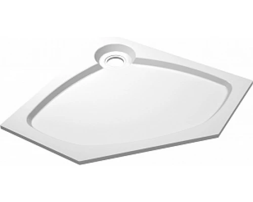 Поддон душевой Cezares Tray TRAY-S-P-100-56-W, 100 х 100 см, белый, из искусственного камня