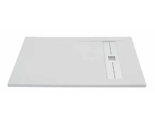 Душевой поддон Aquanet Delight 140 х 80 см, прямоугольный, серый камень, 258884