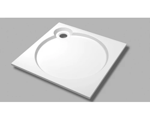 Поддон душевой Cezares Tray TRAY-S-A-90-56-W, 90 х 90 см, белый, из искусственного камня
