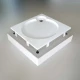 Поддон душевой Cezares Tray TRAY-S-A-90-56-W, 90 х 90 см, белый, из искусственного камня