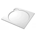 Поддон душевой Cezares Tray TRAY-S-A-80-56-W, 80 х 80 см, белый, из искусственного камня Поддон душевой Cezares Tray TRAY-S-A-80-56-W, 80 х 80 см, белый, из искусственного камня