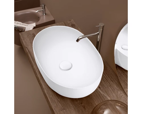 Раковина Kerasan Nolita чаша, 60 х 40 x 15 см, белый матовый, 534330