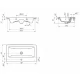 Раковина Style Line Como 70, 70 х 45 х 16,5 см, белая, ЛС-00000211