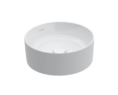 Раковина Villeroy&Boch Collaro, 40 x 40 см, без перелива, встраиваемая сверху, альпийский белый, 4A184001