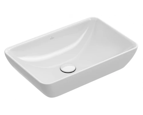 Раковина Villeroy&Boch Venticello 55 х 36 см, на столешницу, альпийский белый CeramicPlus, 411355R1