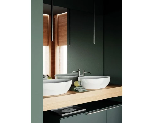 Раковина GSI Pura накладная, 60 x 42 см, белый глянцевый, 884211