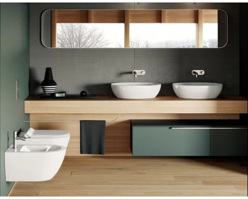 Раковина GSI Pura накладная, 60 x 42 см, белый глянцевый, 884211