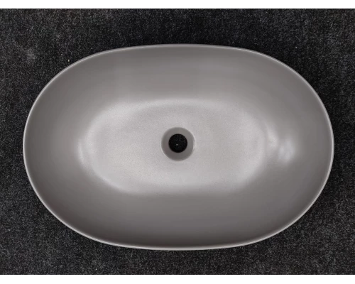 Раковина накладная Kerasan Nolita 60 х 40 см, цвет Ferro Matt серый матовый, 534389