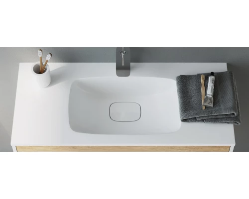 Раковина Aqwella Малага 100 см, белый, Mal.10.04.D