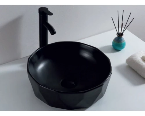 Раковина BelBagno BB1409H301 накладная, цвет черный 41 х 41 х 13.5 см