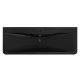 Раковина из искусственного камня BelBagno BB1200/455-LV-ART-ALR-NERO, 120 x 45.5 x 14.5 см, черный матовый