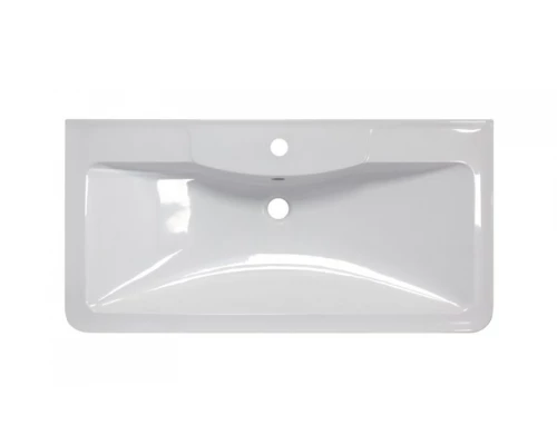 Раковина из литьевого мрамора BelBagno BB1200/455-LV-MR-ALR, 120 x 45.5 x 14.5 см, белый