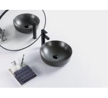 Раковина BelBagno BB1315-H311 накладная 41 х 41 х 13 см, цвет серый матовый