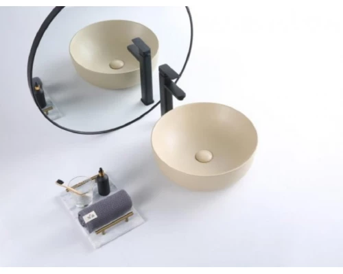 Раковина BelBagno BB1315-H316 накладная 41 х 41 х 13 см, цвет бежевый матовый