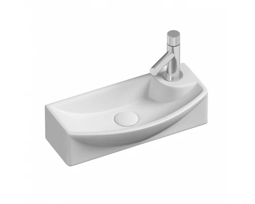 Раковина Ceramica Nova Element, 45.5 х 22 х 13 см, левая/правая, цвет белый, CN6038L/R