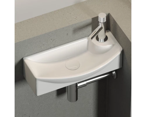 Раковина Ceramica Nova Element, 45.5 х 22 х 13 см, левая/правая, цвет белый, CN6038L/R