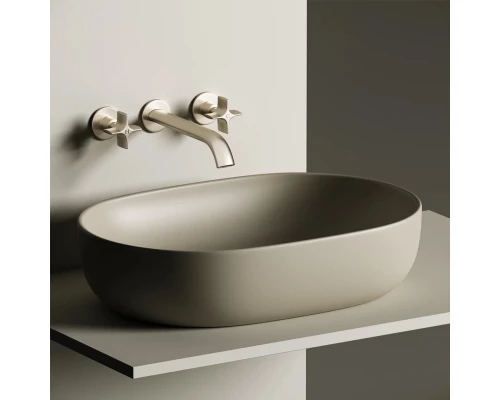 Раковина Ceramica Nova Element, 60 х 41.5 х 13.5 см, цвет капучино матовый, CN6047MC