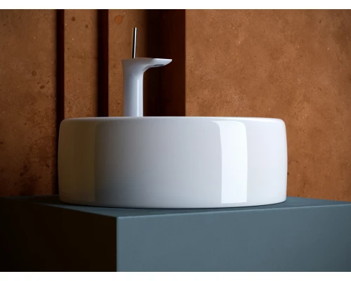 Раковина Ceramica Nova Element накладная, 40 х 40 см, круглая, белый глянцевый, CN5027