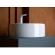 Раковина Ceramica Nova Element накладная, 40 х 40 см, круглая, белый глянцевый, CN5027