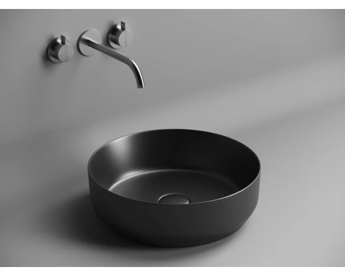Раковина Ceramica Nova Element CN6022MB, 39 x 39 x 12 см, накладная, круглая, без перелива