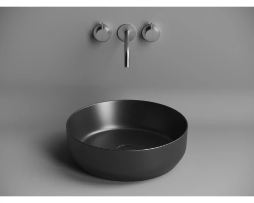 Раковина Ceramica Nova Element CN6022MB, 39 x 39 x 12 см, накладная, круглая, без перелива