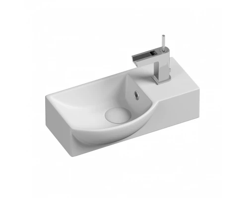 Раковина Ceramica Nova Element, 40 х 22 х 12 см, левая/правая, цвет белый, CN6039L/R