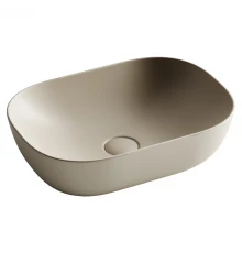 Раковина Ceramica Nova Element накладная, 45.5 х 32.5 см, капучино матовый, CN6009MC