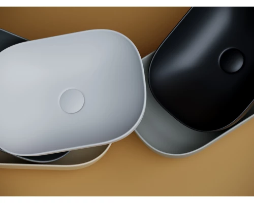 Раковина Ceramica Nova Element накладная, 45.5 х 32.5 см, белый матовый, CN6009MW