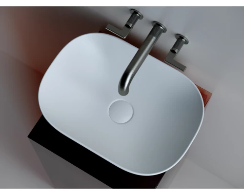 Раковина Ceramica Nova Element накладная, 45.5 х 32.5 см, белый матовый, CN6009MW