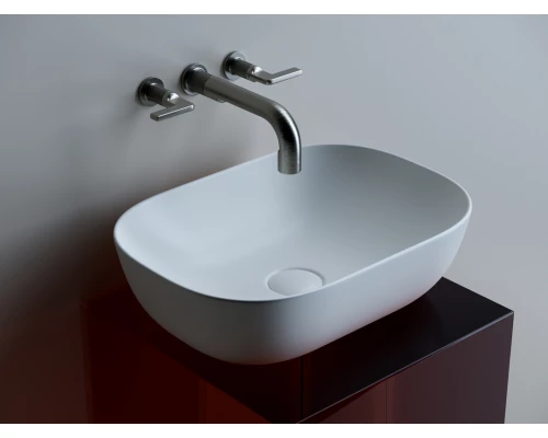 Раковина Ceramica Nova Element накладная, 45.5 х 32.5 см, белый матовый, CN6009MW