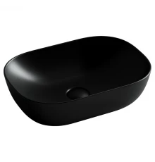 Раковина Ceramica Nova Element накладная, 45.5 х 32.5 см, черный матовый, CN6009MB