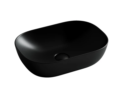 Раковина Ceramica Nova Element накладная, 45.5 х 32.5 см, черный матовый, CN6009MB