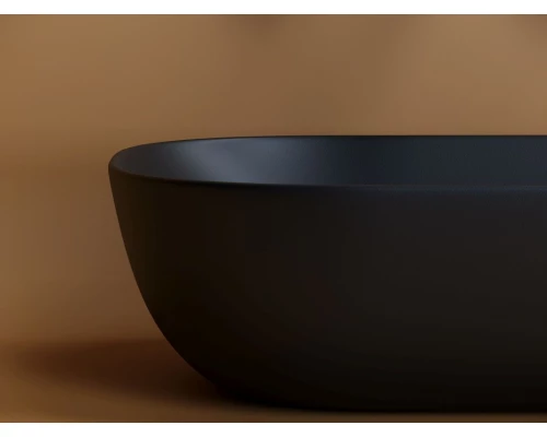 Раковина Ceramica Nova Element накладная, 45.5 х 32.5 см, черный матовый, CN6009MB