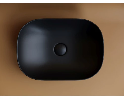 Раковина Ceramica Nova Element накладная, 45.5 х 32.5 см, черный матовый, CN6009MB
