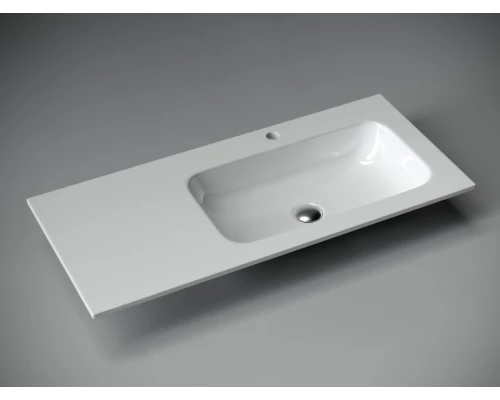 Раковина Ceramica Nova Element встраиваемая, 101 х 45.7 см, правая, белый, CN7015