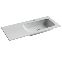 Раковина Ceramica Nova Element встраиваемая, 101 х 45.7 см, правая, белый, CN7015